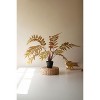 Artificial Yellow Fern in Black Pot – 26" Tall Faux Plant by Kalalou - 2 of 4