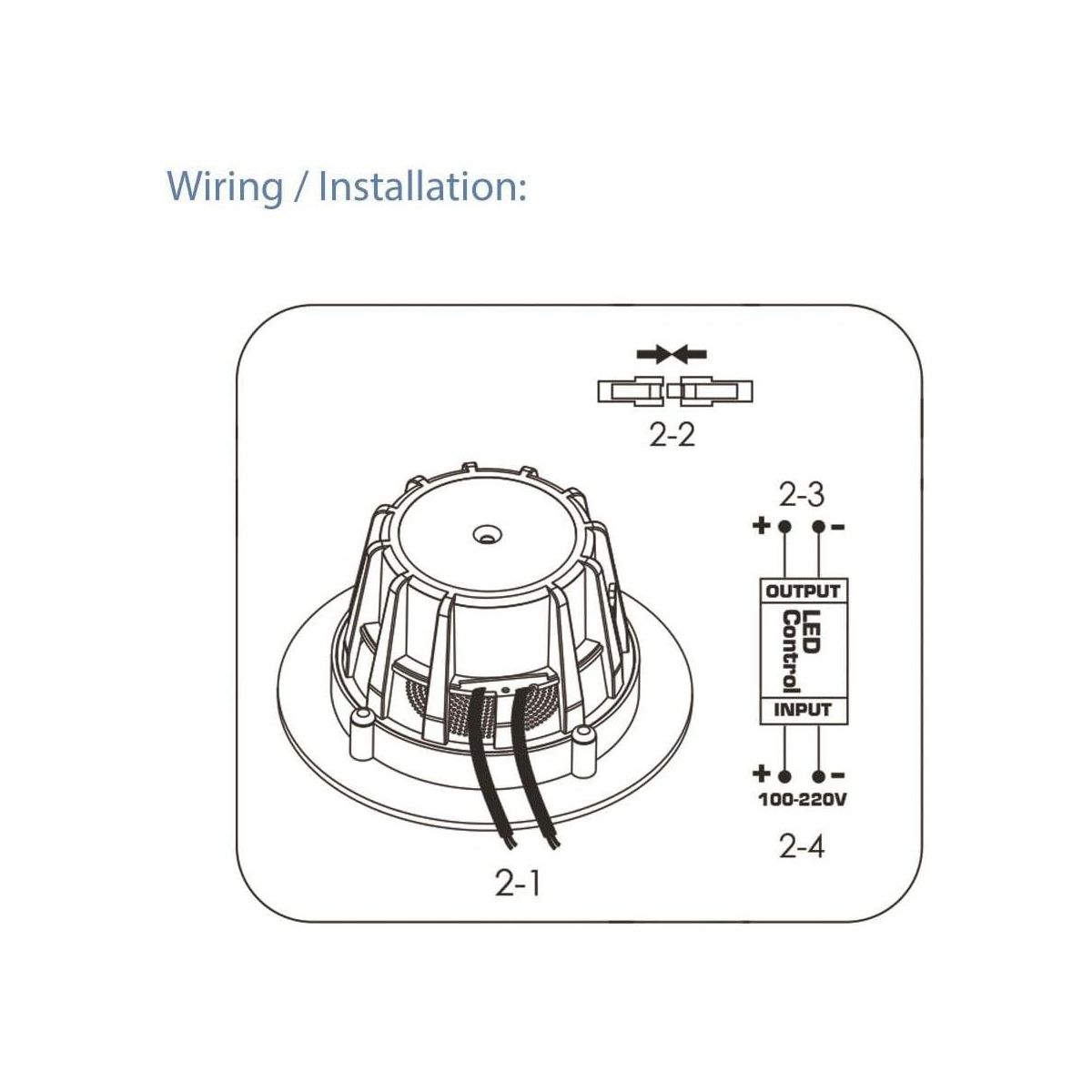 Pyle LED In-Wall/Ceiling Home Speakers with Built-In LED Lights - thumbnail 6