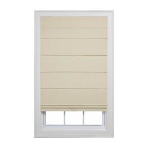 Home Basics Cordless Room Darkening Fabric Classic Roman Shade - 1 of 4