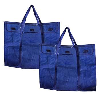 Carson Dellosa Education Deluxe Bulletin Board Storage Bag, Clear/Blue, 30" x 24", Pack of 2