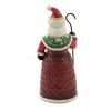 Jim Shore 5.5 Inch Santa With Holly Pint Claus Christmas Santa Figurines - 2 of 3