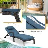 EROMMY Rattan Chaise Lounge Chairs Set of 4 - 4 of 4