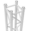Monoprice 12in x 12in Heavy-duty 2in Spigoted Truss 1.5m (4.92ft) with Hardware, Compatible With Standard Size Systems, For DJ, Club, Stage Lighting - 3 of 4