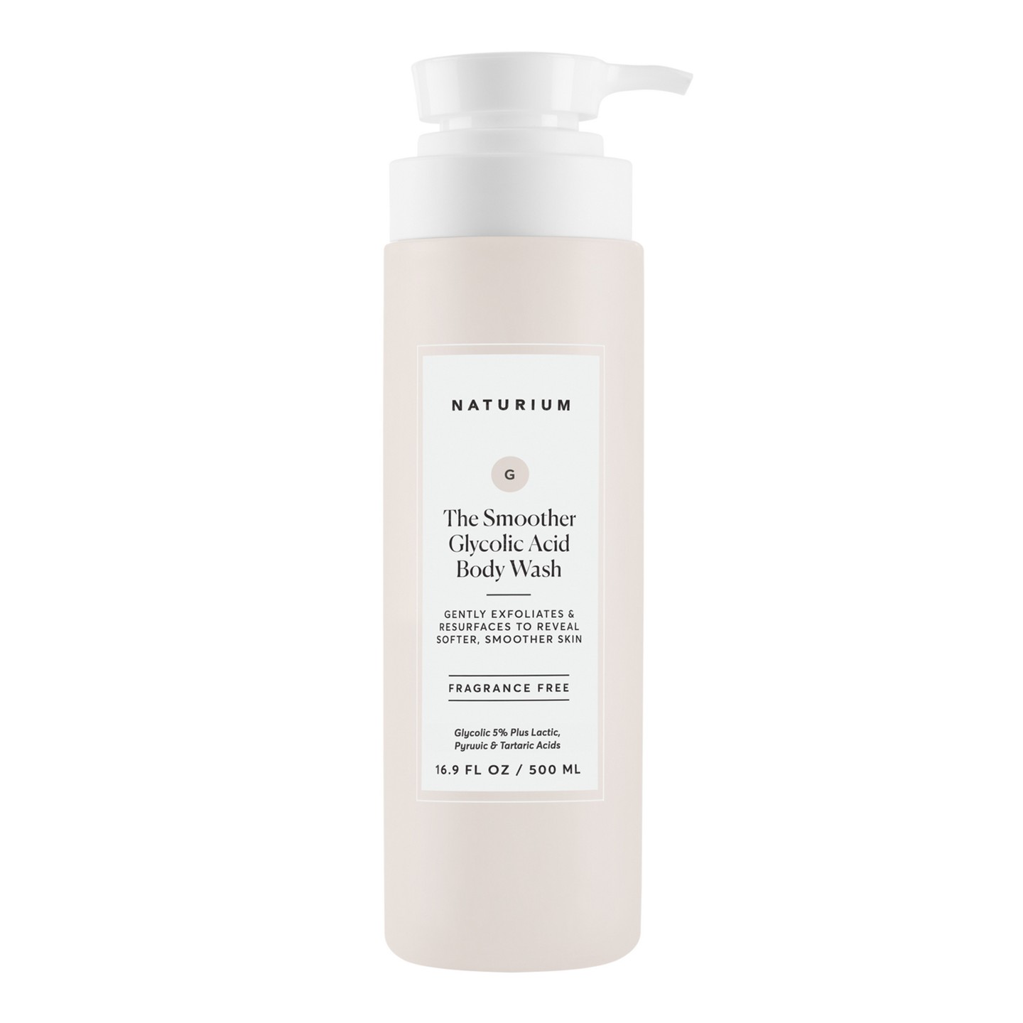Отшелушивающий гель для душа с гликолевой кислотой Naturium The Smoother, 16.9 fl oz — фото 1