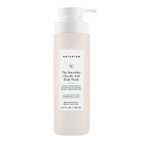 Отшелушивающий гель для душа с гликолевой кислотой Naturium The Smoother, 16.9 fl oz