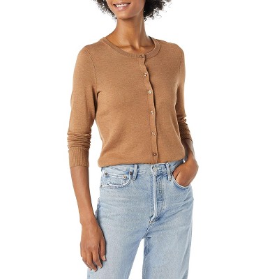 Women Cardigan Sweaters Long Sleeve Crewneck Cardigans Lightweight Open Front Sweater Casual Tops Fall