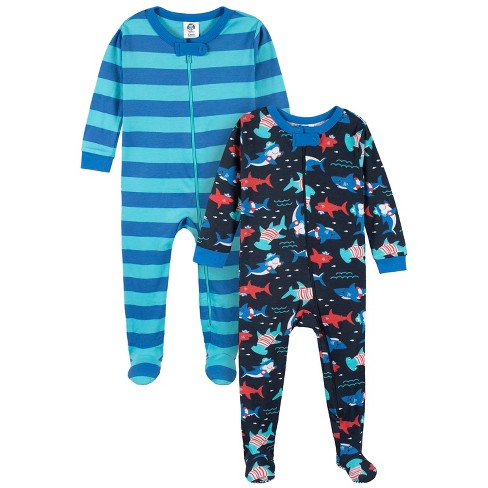 Carters Simple Joys Snug Fit Footed Cotton Pajamas Pack of 3 Size 2T New