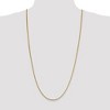 Black Bow Jewelry 1.4mm 14k Yellow Gold Solid Franco Chain Necklace - 3 of 4
