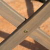 NicBex Outdoor Dining Table Side Tables, Acacia Wood Portable Patio End Table Outdoor&Indoor for Garden Balcony Yard Pool - 4 of 4