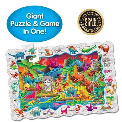 Dino Discovery 50-Piece Interactive Puzzle and Game