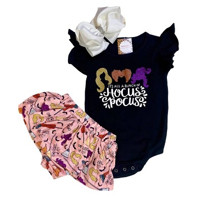 Women's Hocus Pocus Set Onesie Bloomer - Kids Charm