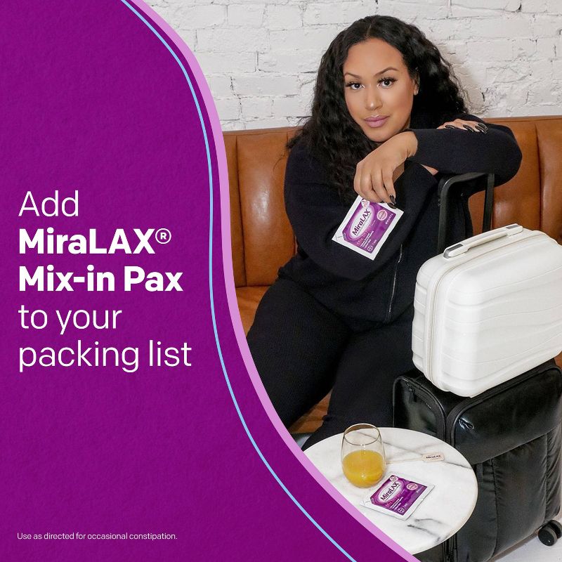 Miralax Mix-In Pax Laxative Single Dose Packets, 6 of 11