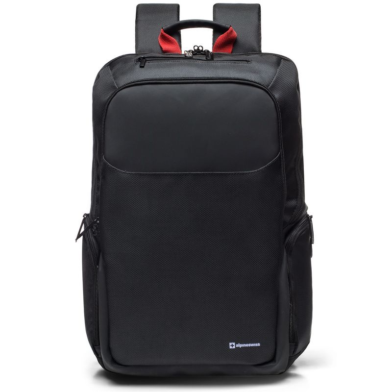 Alpine Swiss 16” Laptop Backpack Slim Travel Computer Bag Business Daypack, 1 of 6