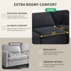 142.82'' U-Shaped Sectional Sofas with Ottomans, Fully Compressed No-Assembly Couch with Extra Wide & Deep Cloud-Like Cushions - 4 of 4