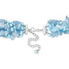 Ross-Simons 5-6mm Blue Cultured Pearl and Milky Aquamarine Torsade Necklace With Sterling Silver Size 18 - 3 of 4