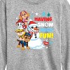Boys' - Paw Patrol - Having Snow Much Fun Long Sleeve Graphic T-Shirt - 2 of 4