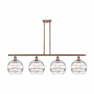 Rochester - 4 Light Stem Hung Island In Industrial Style-12.13 Inches Tall and 48.25 Inches Wide - 1 of 1