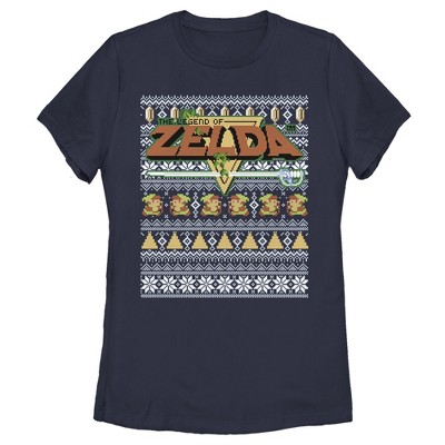 Women's Nintendo Ugly Christmas Legend of Zelda T-Shirt