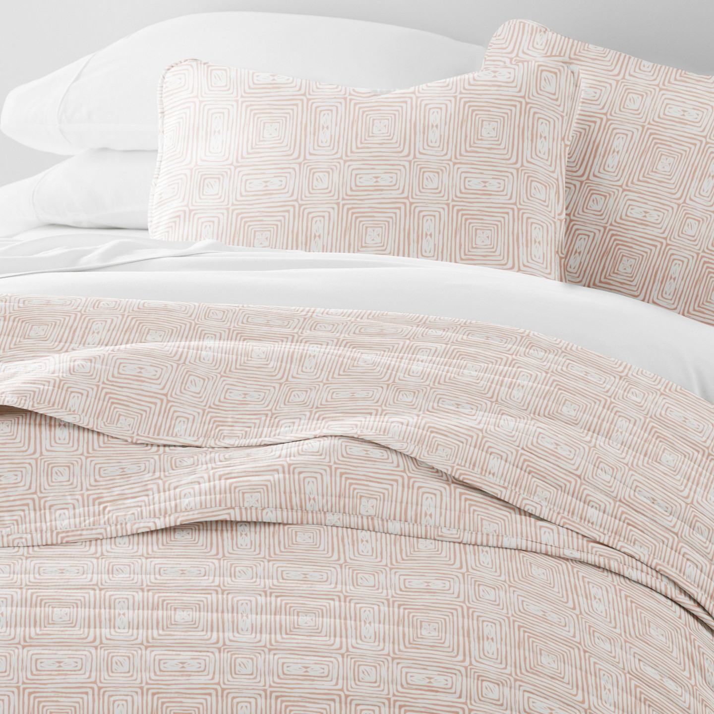 Комплект с покрывалом Becky Cameron Super Soft Quilted Coverlet Set – All Season Bedding in Geometric Maze Design, Geometric Maze Apricot, Twin/Twin Extra Long — фото 5