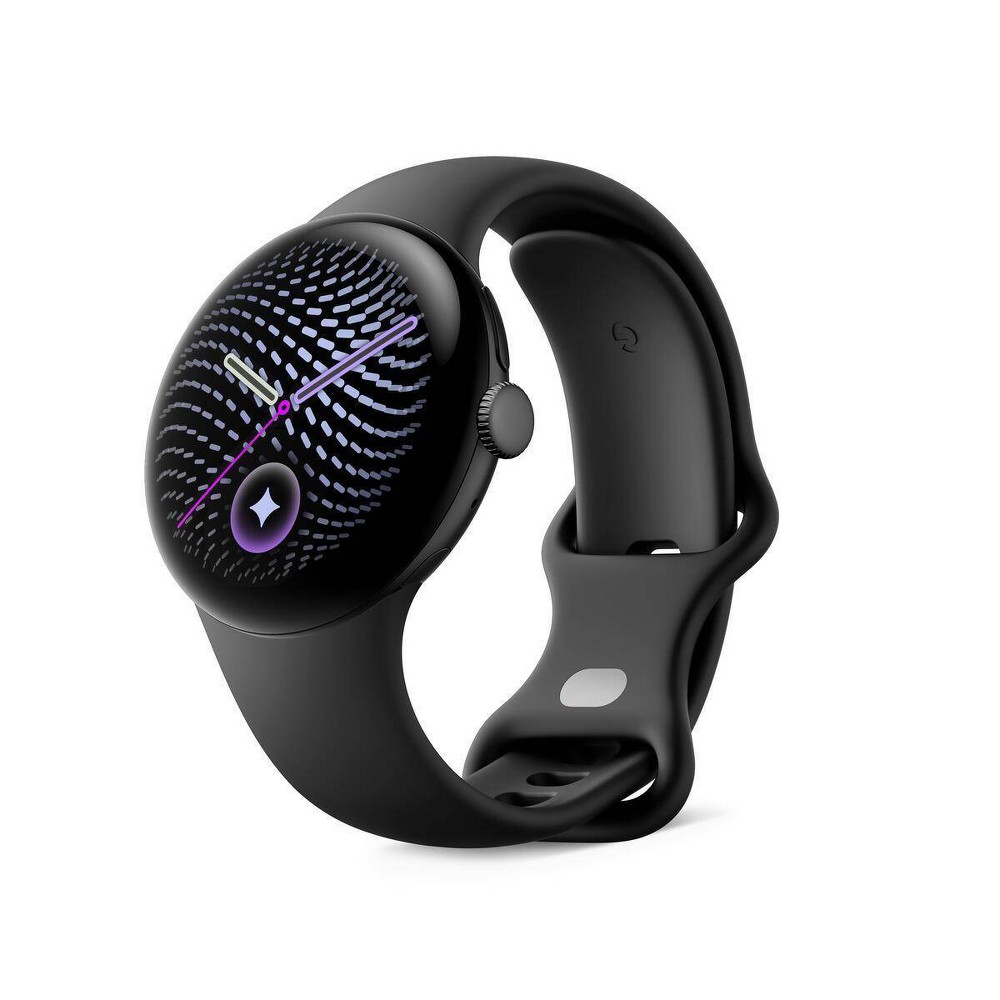 Google Pixel Watch 5 Wi-Fi 45mm Smartwatch with Health and Fitness Tracking and Gemini - Black Aluminum, Obsidian Active Band