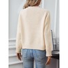Christmas Sweater Pullover Holiday Soft Lightweight Warm Crewneck Chunky Sweaters - 4 of 4
