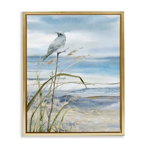 Stupell Industries Bird on Beach Shore, 17" x 21" - 1 of 4