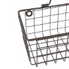Asst Rustic Bronze Wire Wall Basket Set/2 - 2 of 4