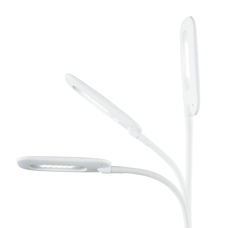 Wellness Series Flexible Soft Touch Desk Lamp (Includes LED Light Bulb) White - OttLite, 5 of 7