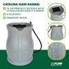 FCMP Outdoor Catalina 45 Gallon Rain Catcher Barrel w/ Hose, Light Granite - 3 of 4