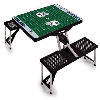 NFL Dallas Cowboys Portable Folding Table with Seats