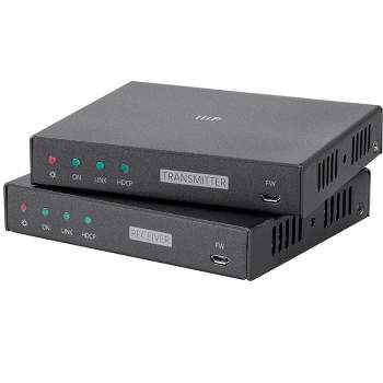 Monoprice Blackbird 4K HDBaseT Extender, 4K at 100m, USB KVM, HDCP 2.2, PoC, EDID