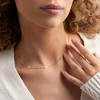 Pure Collection by Ross-Simons Italian 14kt Yellow Gold Bead and Paper Clip Link Station Necklace - 3 of 4