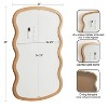 Kate & Laurel All Things Decor 24"X36" Holbrook Wavy Magnetic Dry Erase Board Gold - 2 of 4