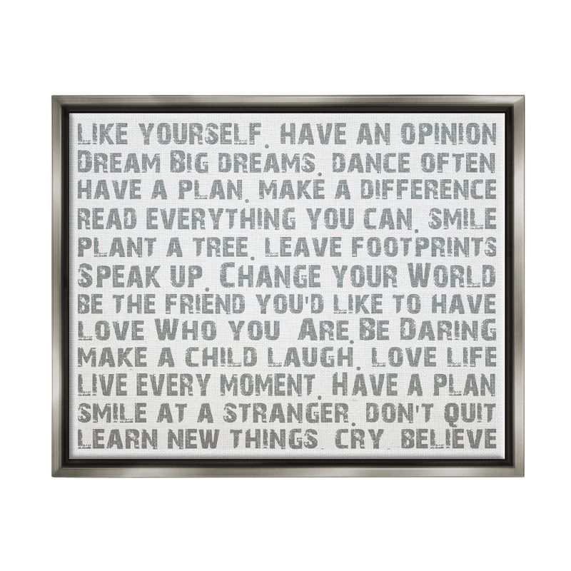 Stupell Industries Like Yourself Inspirational Typography Wall Art, 1 of 7