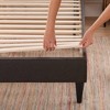 Tara Upholstered Platform Bed Frame with Square Tufted Headboard - Brookside Home - 4 of 4