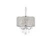 Elegant Lighting Elise 17 inch pendant in chrome - 3 of 4