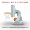 Good Ideas 15" Diameter Pool Shot Rock the House Poolside Freestanding Basketball Hoop, Includes 2 Waterproof Vinyl Basketballs, White - 2 of 4