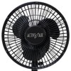 Active Air HORF6 6-Inch Clip-On 360-Degree 5W Brushless Motor Hydroponic Grow Fan with Spring-Loaded Plastic Clip for Gardens, Black - 2 of 4