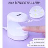 YEVYO Matte Almond Gel X Nail Tips with Nail Glue Gel and UV Nail Lamp On Fake Nails - 500 PCS - 3 of 4