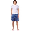 Peanuts Pajamas Men's Good Grief Charlie Brown Sally Snoopy Lounge Shorts Blue - 2 of 4