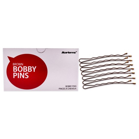 120PC Bobby Pins Brown Snap Clip Hair pins Wave Styling Boby Pins