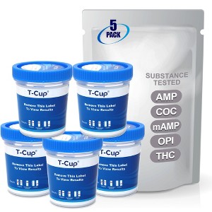 Mintegrity 5 Pack 5-Panel Instant at Home Urine Drug Test Kits | Multi-Panel Urine Screening Testing Kit | MT-TDOA-254 - 1 of 4