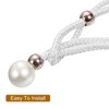 Unique Bargains Hand Woven Decorative Bedroom Living Room Curtain Tieback 4 Pcs - 4 of 4