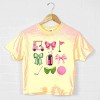 Simply Sage Market Golf Icons Coquette Boxy Crop Top - 2 of 4