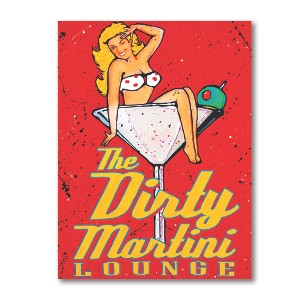 Courtside Market Dirty Martini blonde 30x40 Gallery-Wrapped Canvas - 1 of 4