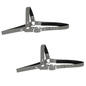 Allegra K Women's Detachable Adjustable Anti-Slip Shoe Straps Bands Belts with Buckle for Heels 2 Pairs - 1 of 4