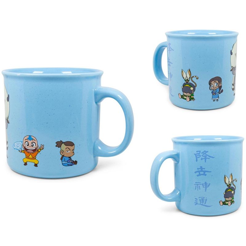 Silver Buffalo Avatar: The Last Airbender Chibi Character Ceramic Camper Mug | Holds 20 Ounces, 2 of 7