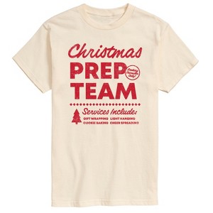 Men's - Instant Message - Christmas Prep Team Short Sleeve Graphic T-Shirt - 1 of 4