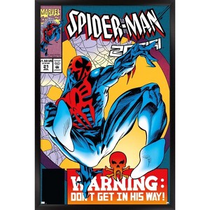 Trends International Marvel Comics Spider-Man - Spider-Man 2099 #21 Framed Wall Poster Prints - 1 of 4