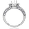 Pompeii3 1 1/4ct Vintage Engagement Ring Setting 14K White gold - 3 of 4